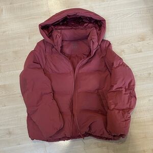Uniqlo Pink Seamless Down Jacket S